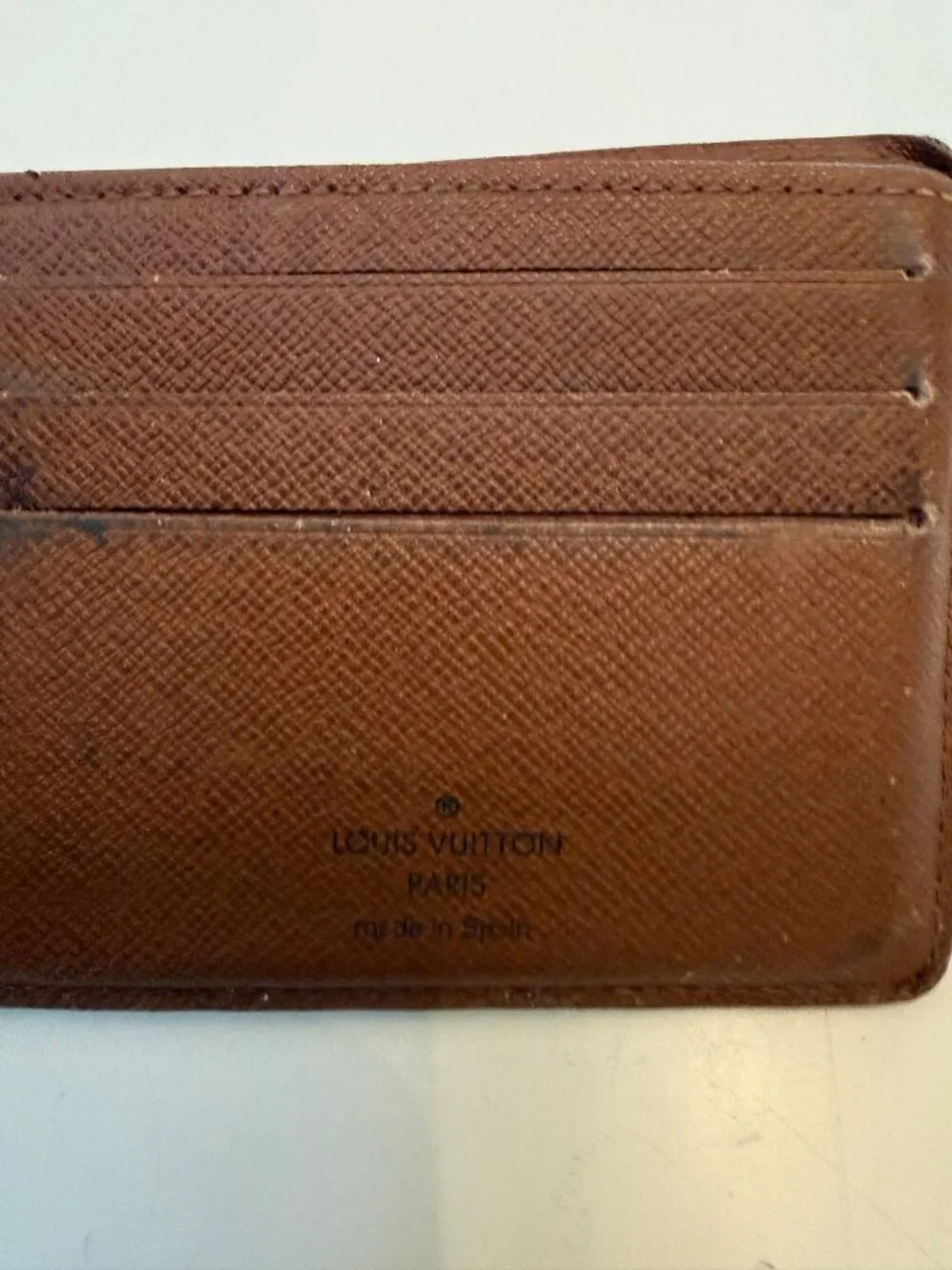 Louis Vuitton Vintage Monogram Bifold Walled ID Window Authentic PROJECT PIECE